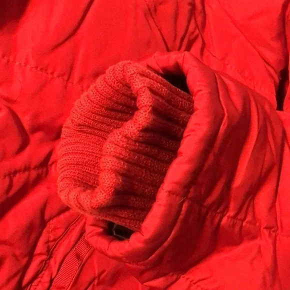 Cozy red padded winter jacket from Next. - Picture 7 of 10